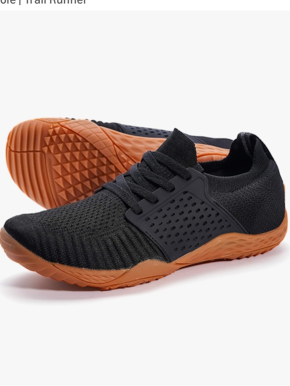 Whitin Barefoot W63 Zero Drop Black Sneakers Size 41 Women’s